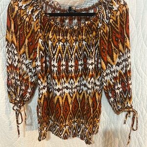 Unique Spectrum Multicolor Bohemian Blouse